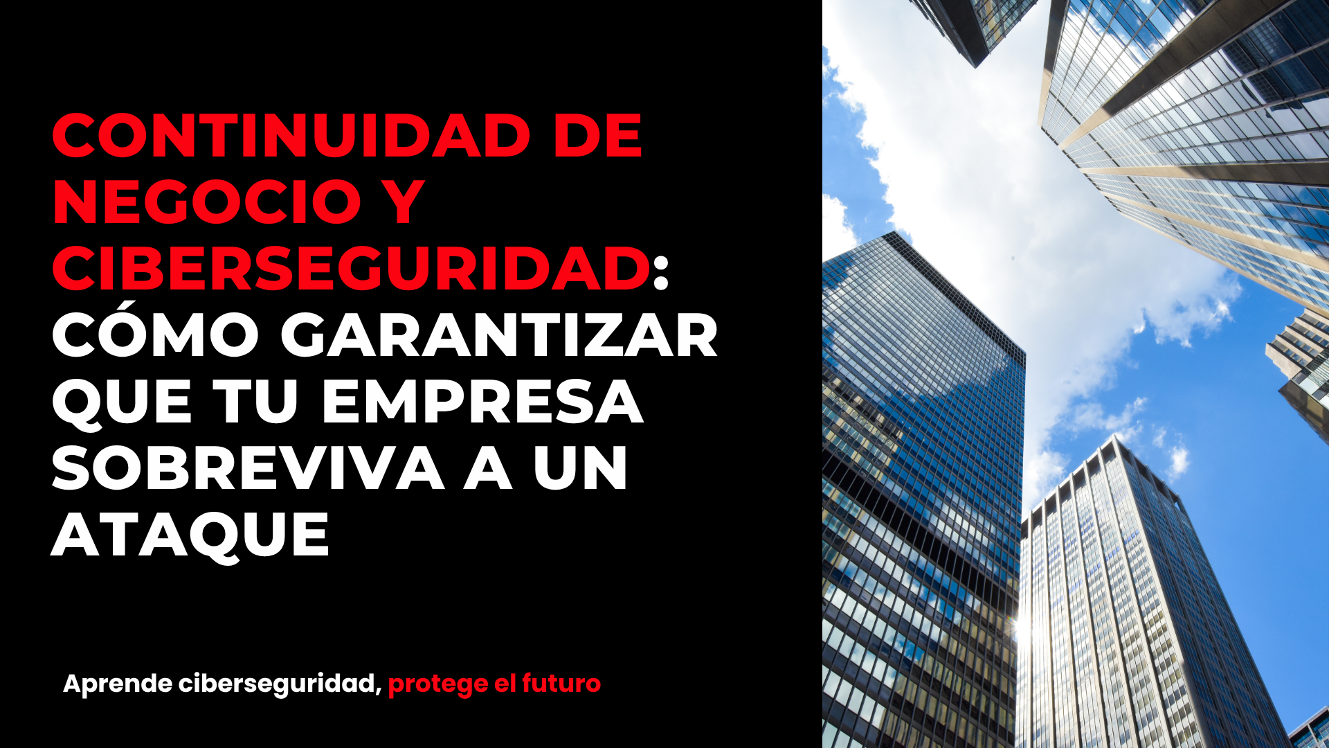 Continuidad de negocio y ciberseguridad: cómo garantizar que tu empresa sobreviva a un ataque