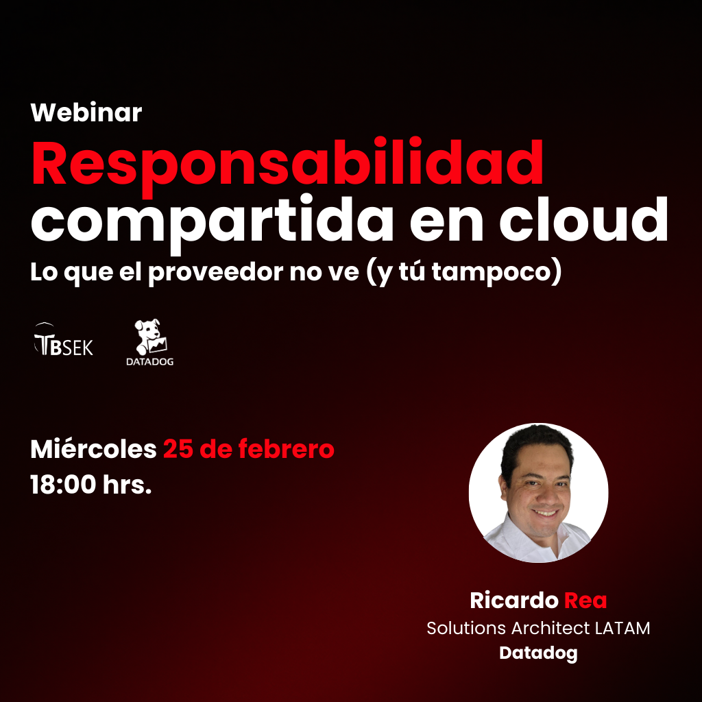 Webinar: Responsabilidad compartida en cloud